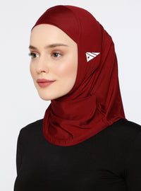 Sports Hijabs - Burgundy