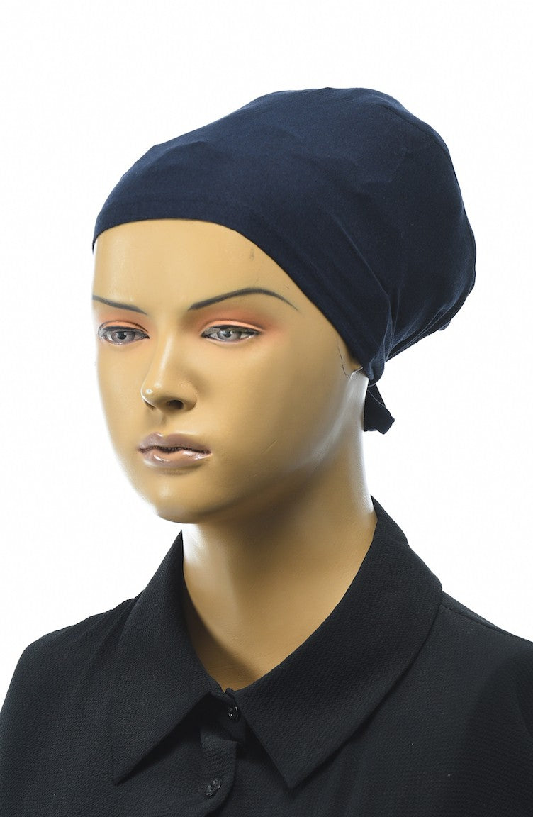 Underscarf Caps - Navy Blue Close