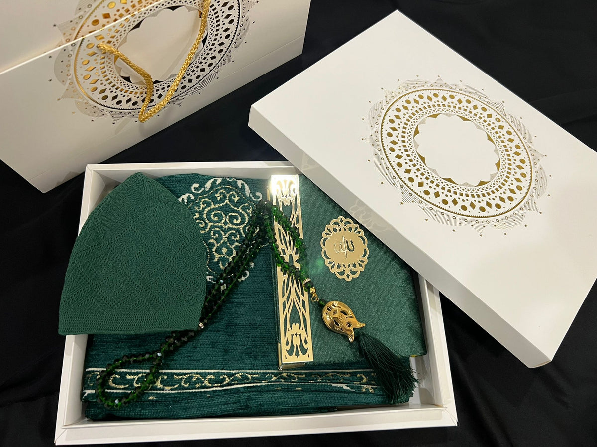 Quran Prayer Gift Set - Green