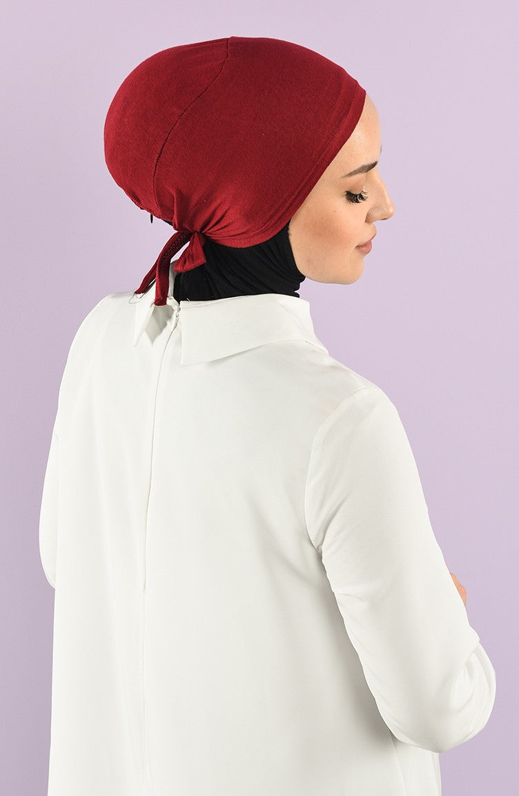 Underscarf Caps - Claret Red