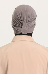 Criss-Cross Hijab Caps - Mink