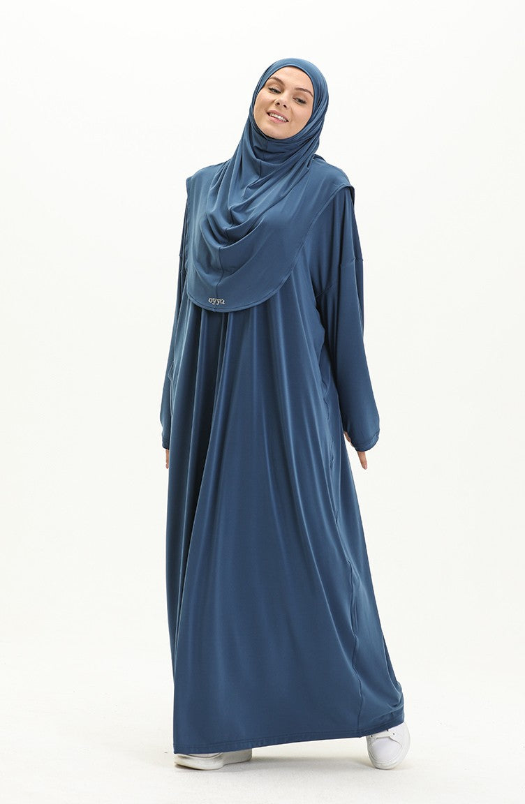 Petrol 2 Piece Abaya